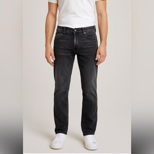 DL1961 Men’s Slim Jeans – Size 38x34 Faded Black Denim
